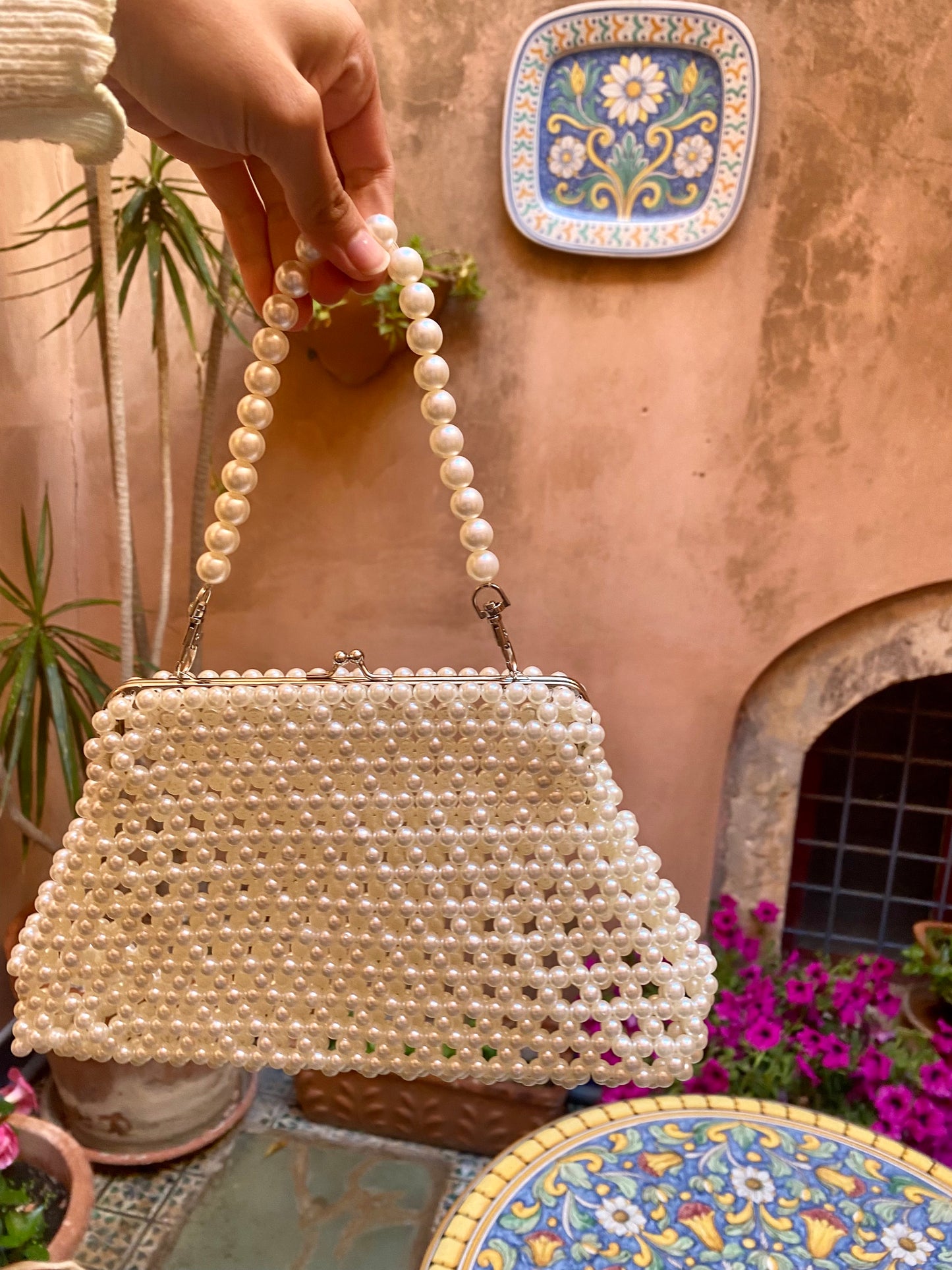 Pearls Purse