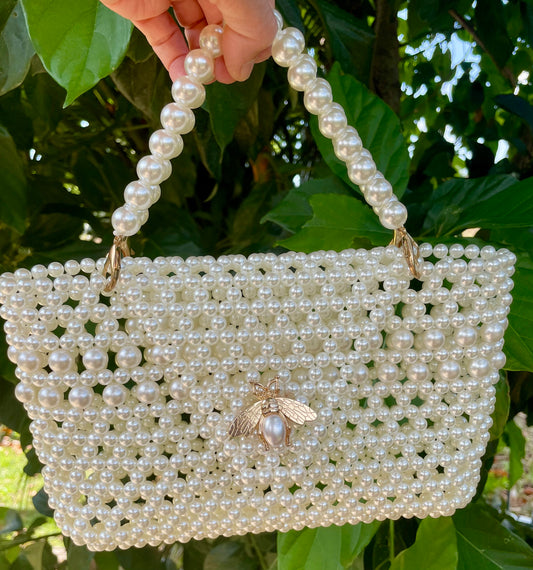 Bee Pearls Purse