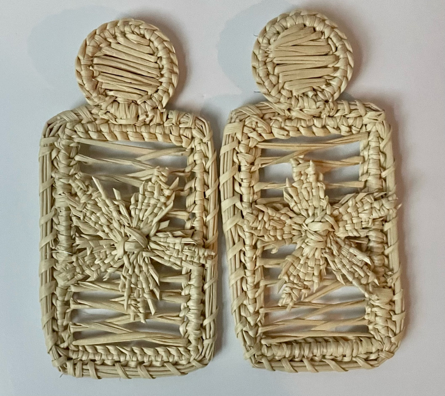 Flores - Iraca Palm Earrings